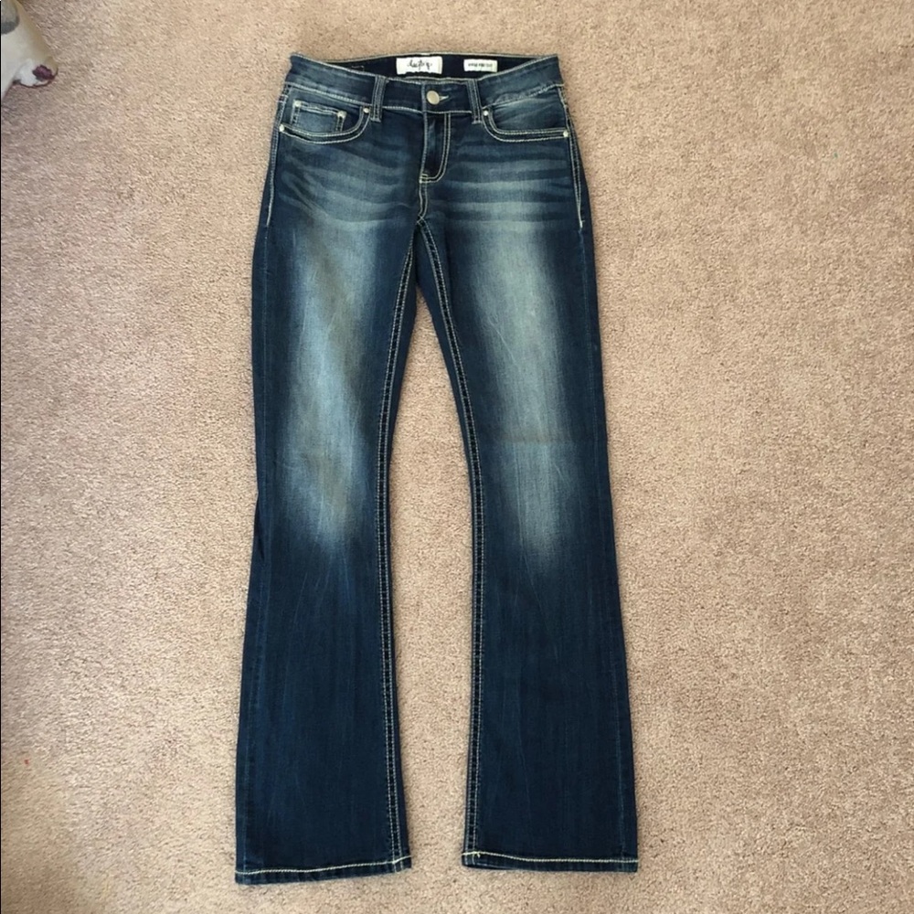 Daytrip jeans from Buckle. Virgo Bootcut.  27L